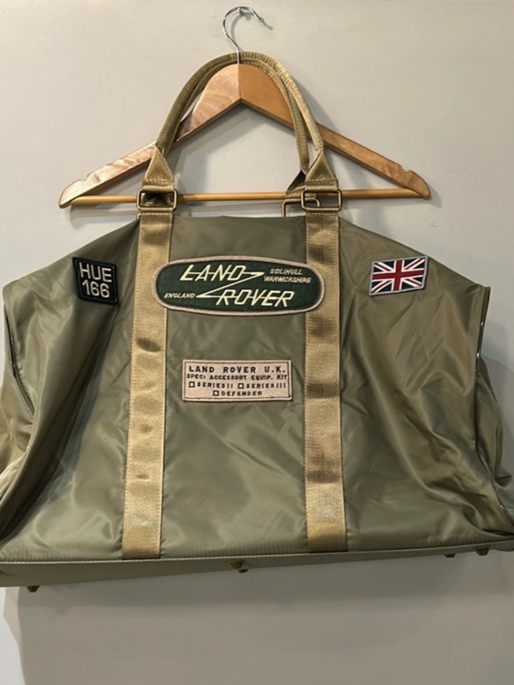 Olive Green Travel Tote Bag for Men